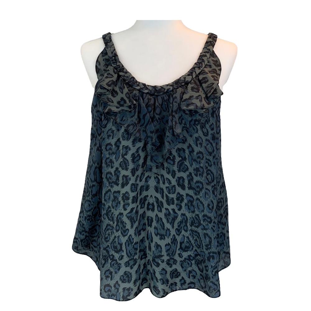 Rebecca Taylor Leopard Print Blouse